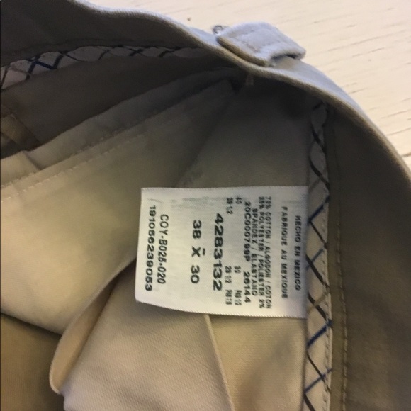 Men’s Lee kacki work pant size 38x 29 - Picture 2 of 3